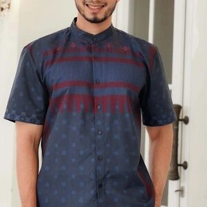 Benang Pelangi Gending men Shirt Short Sleeve